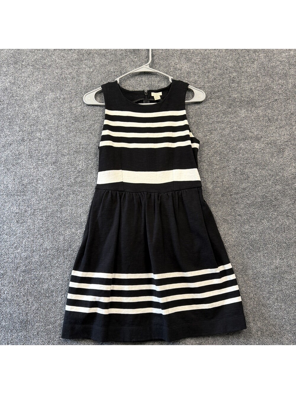 J.Crew Xx Small Black-And-White Cotton Dress